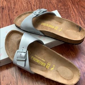Birkenstock Madrid in silver